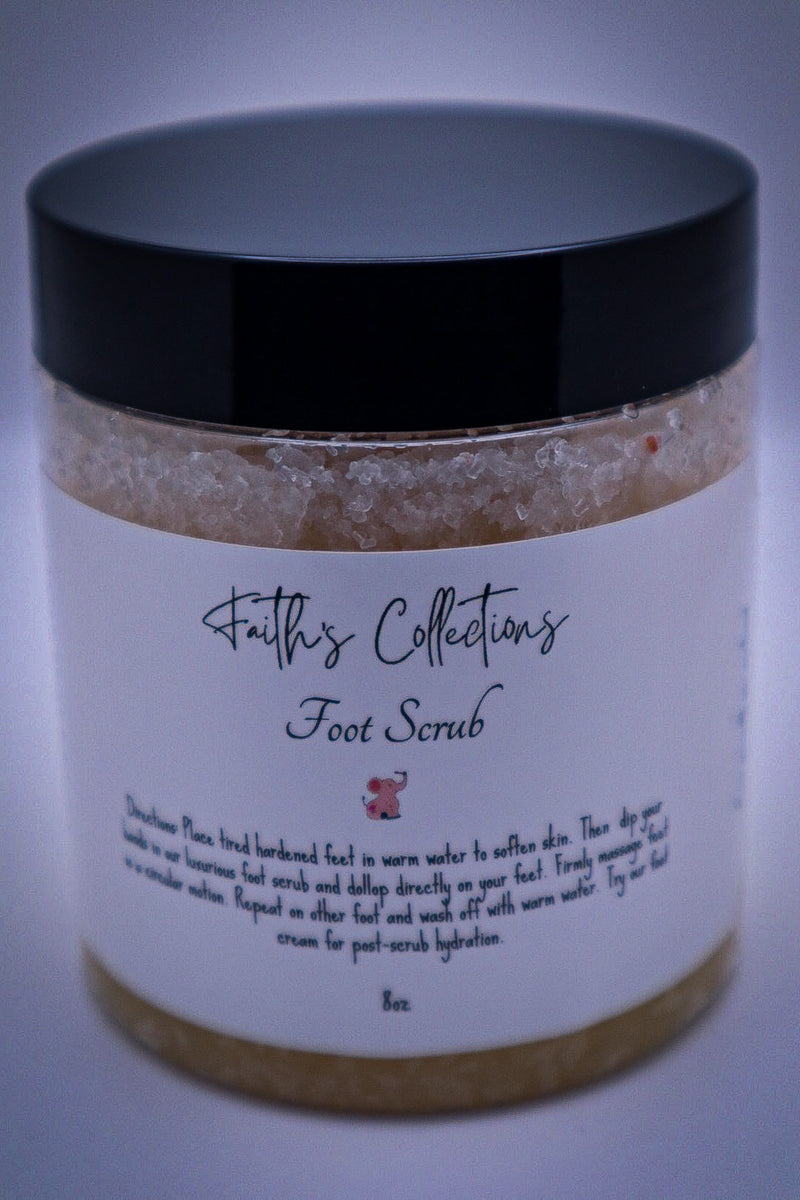 Colloidal Oatmeal Peppermint Salt Foot Scrub