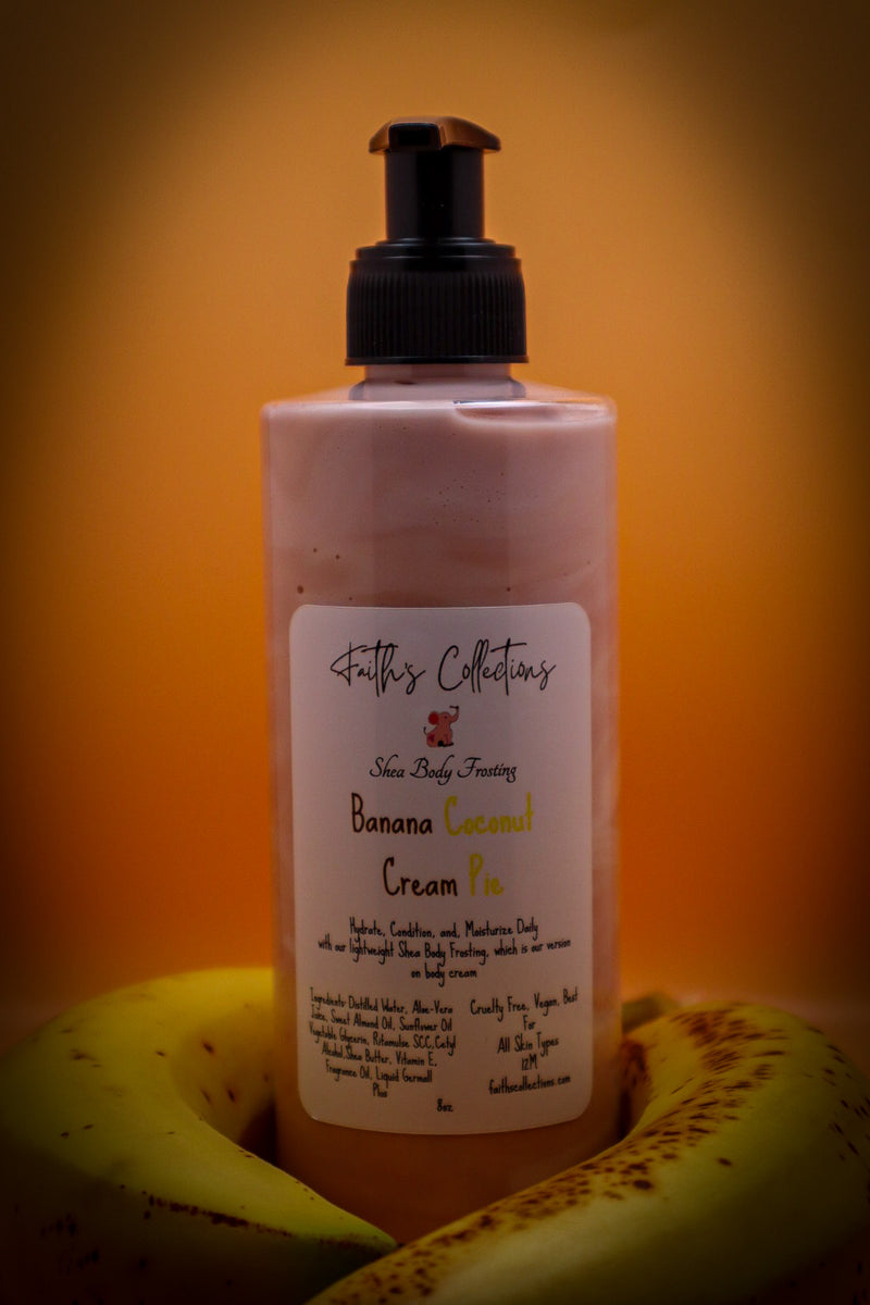 Banana Coconut Cream Pie Body Frosting