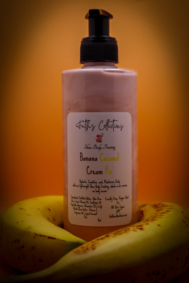 Banana Coconut Cream Pie Body Frosting