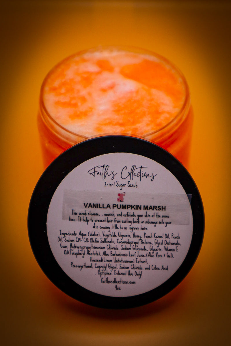 Vanilla Pumpkin Marshmallow Sugar Scrub