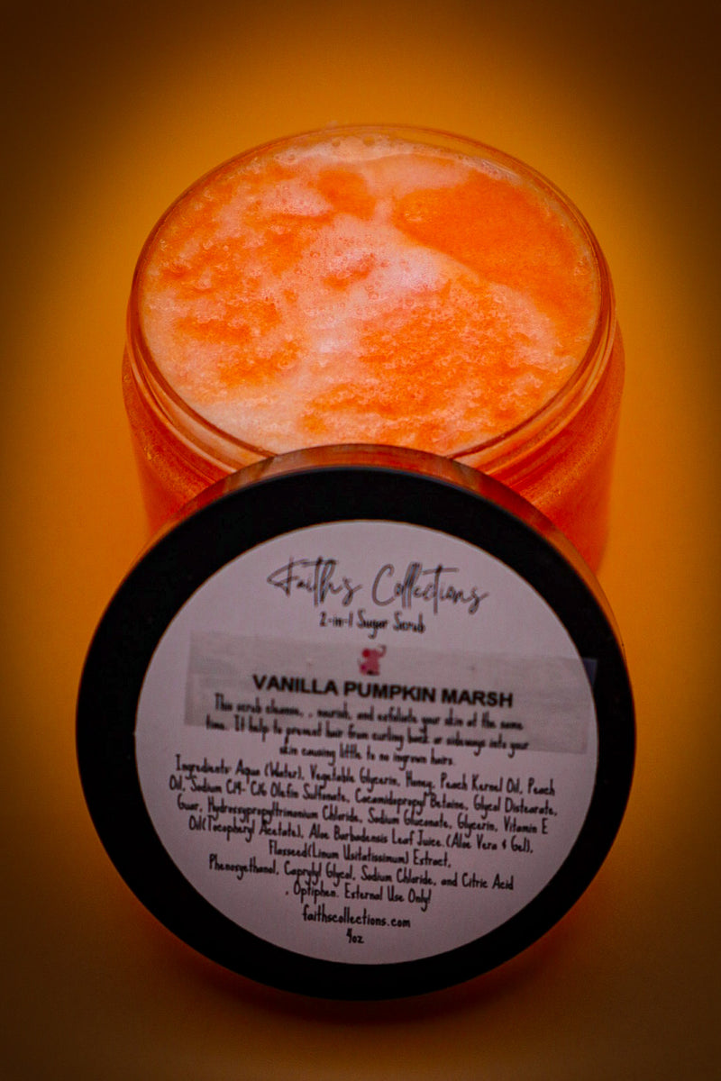 Vanilla Pumpkin Marshmallow Sugar Scrub