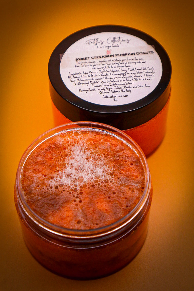 Sweet Cinnamon Pumpkin Donuts Sugar Scrub