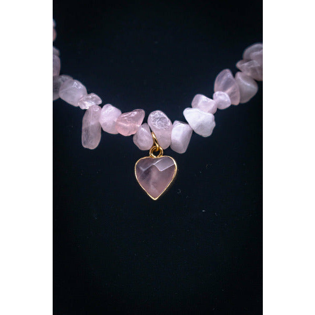 Charmed Rose Quartz Necklace