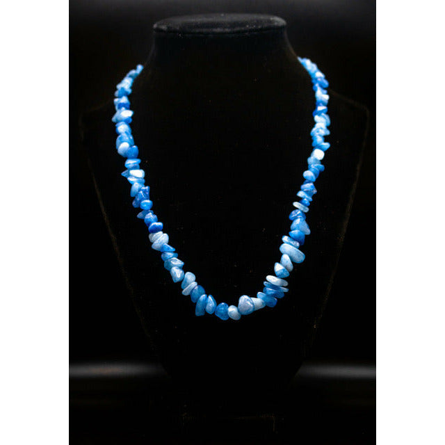 Pretty In Blue Quarzite Necklace