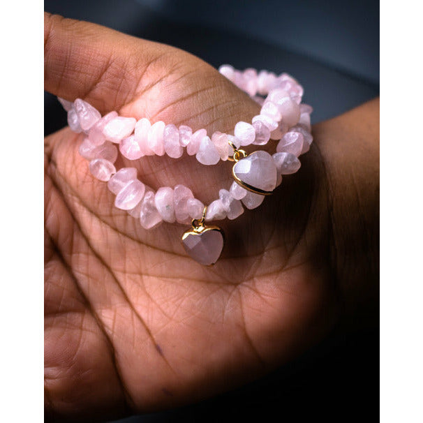 Charmed Rose Quartz Bracelet