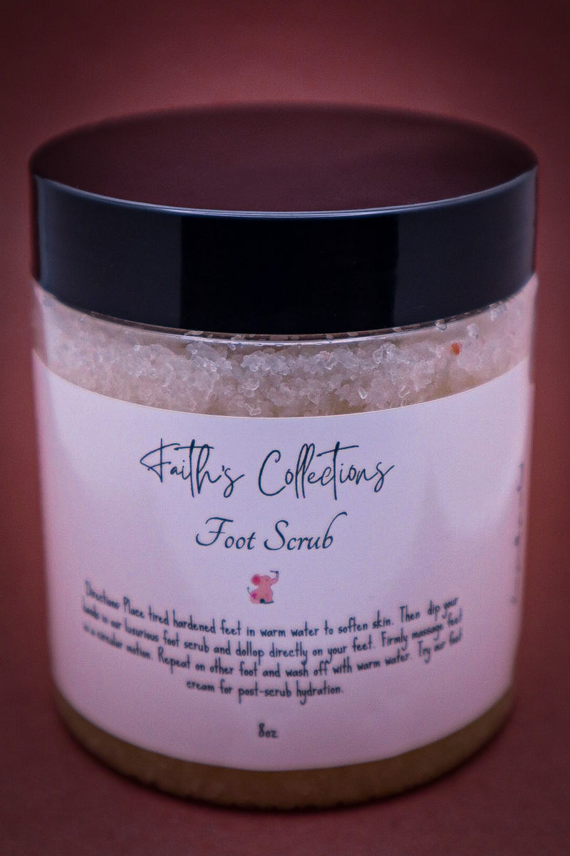 Creamy Coconut Foot Salt Scrub